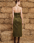Odessa Embroidered Midi Dress Dresses Alèmais
