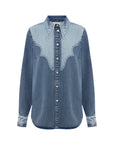 Jesse Denim Applique Shirt shirt Alèmais