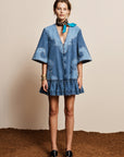 Jesse Denim Applique Mini Dress Dresses Alèmais