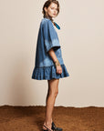 Jesse Denim Applique Mini Dress Dresses Alèmais