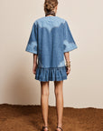 Jesse Denim Applique Mini Dress Dresses Alèmais