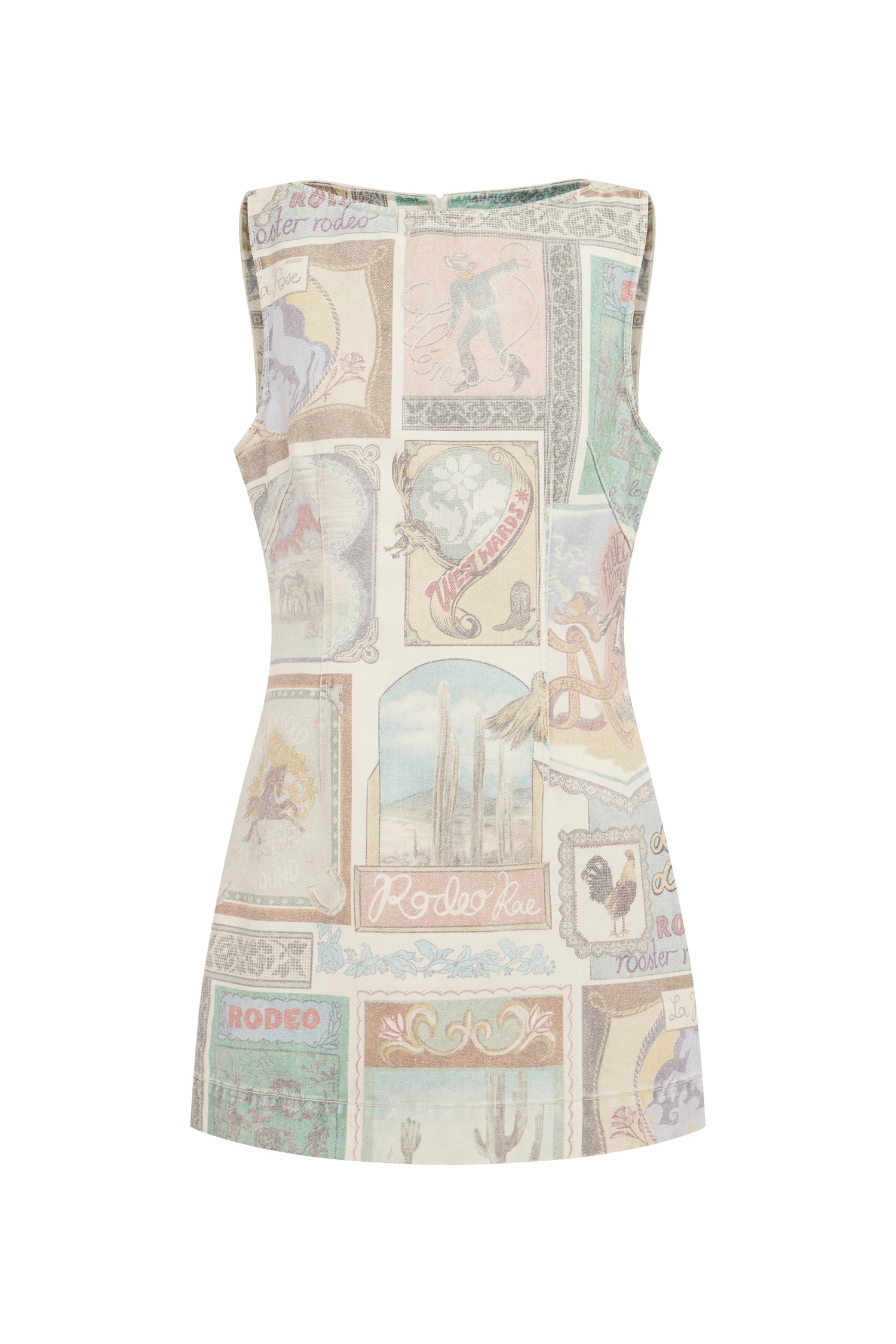 Andie Denim Mini Dress Dresses Alèmais