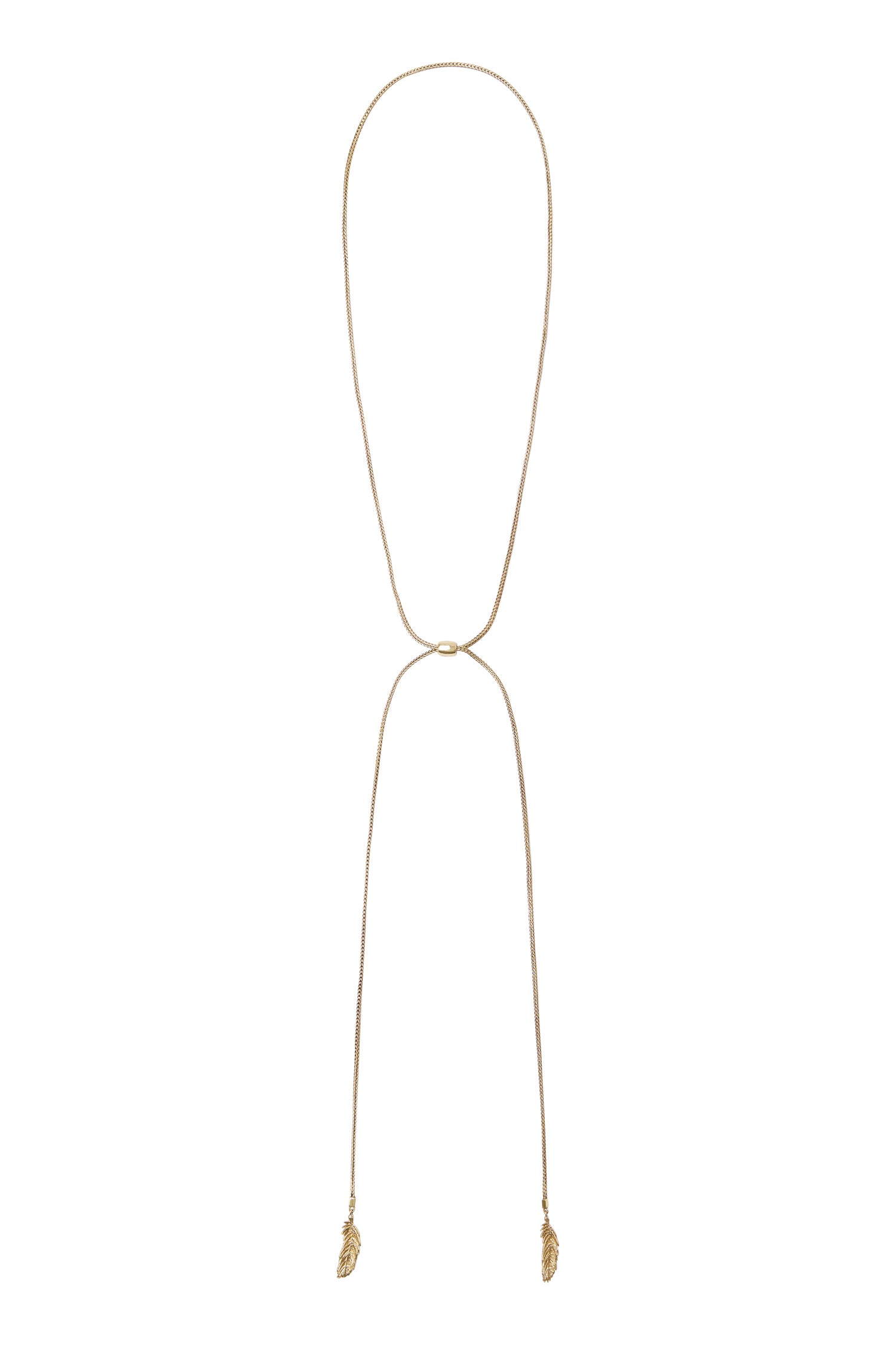 Django Feather Lariat necklace Alèmais
