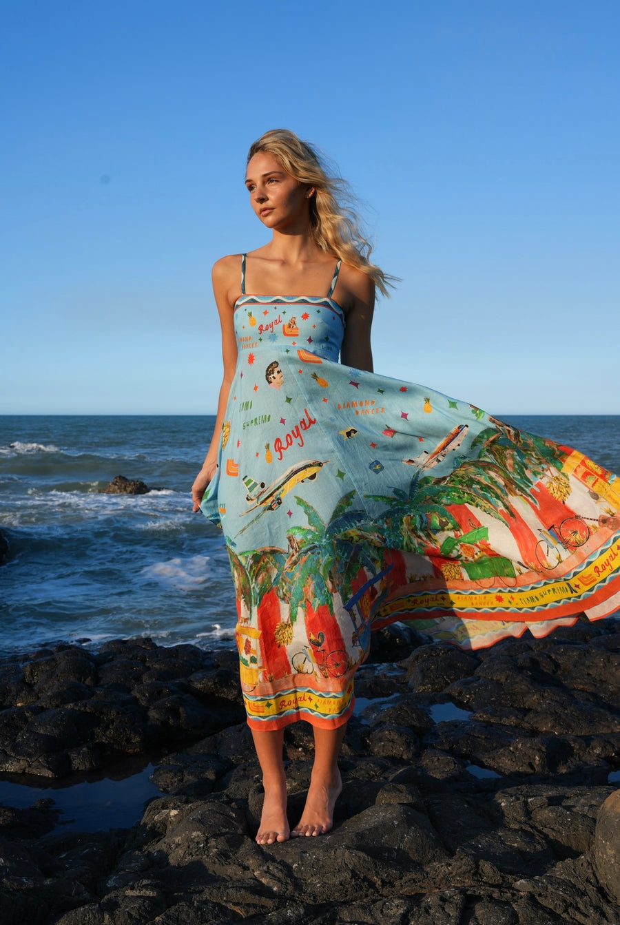 All Aboard Sundress Dresses Alèmais   