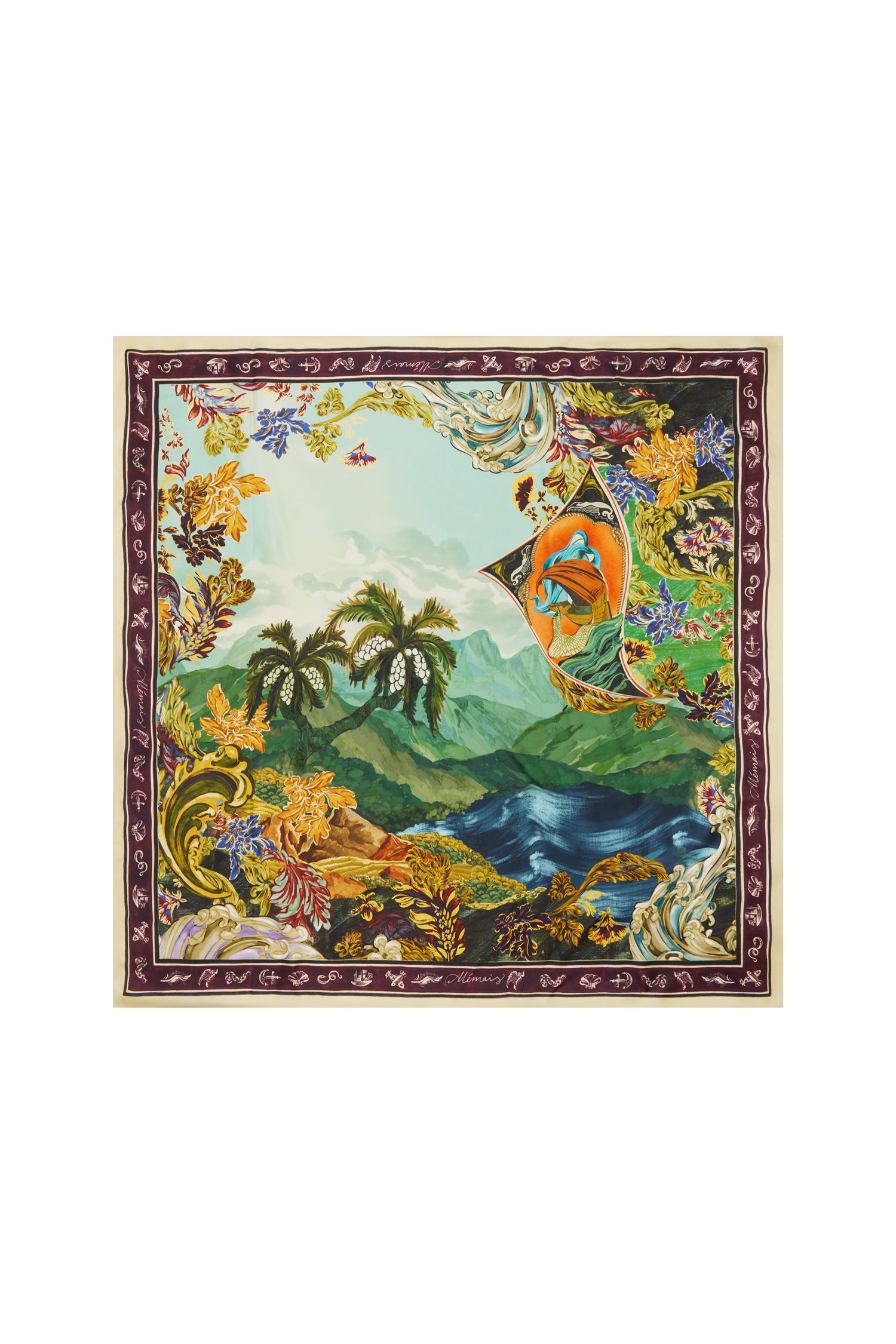 Alémais Lucena Silk Scarf top Alémais
