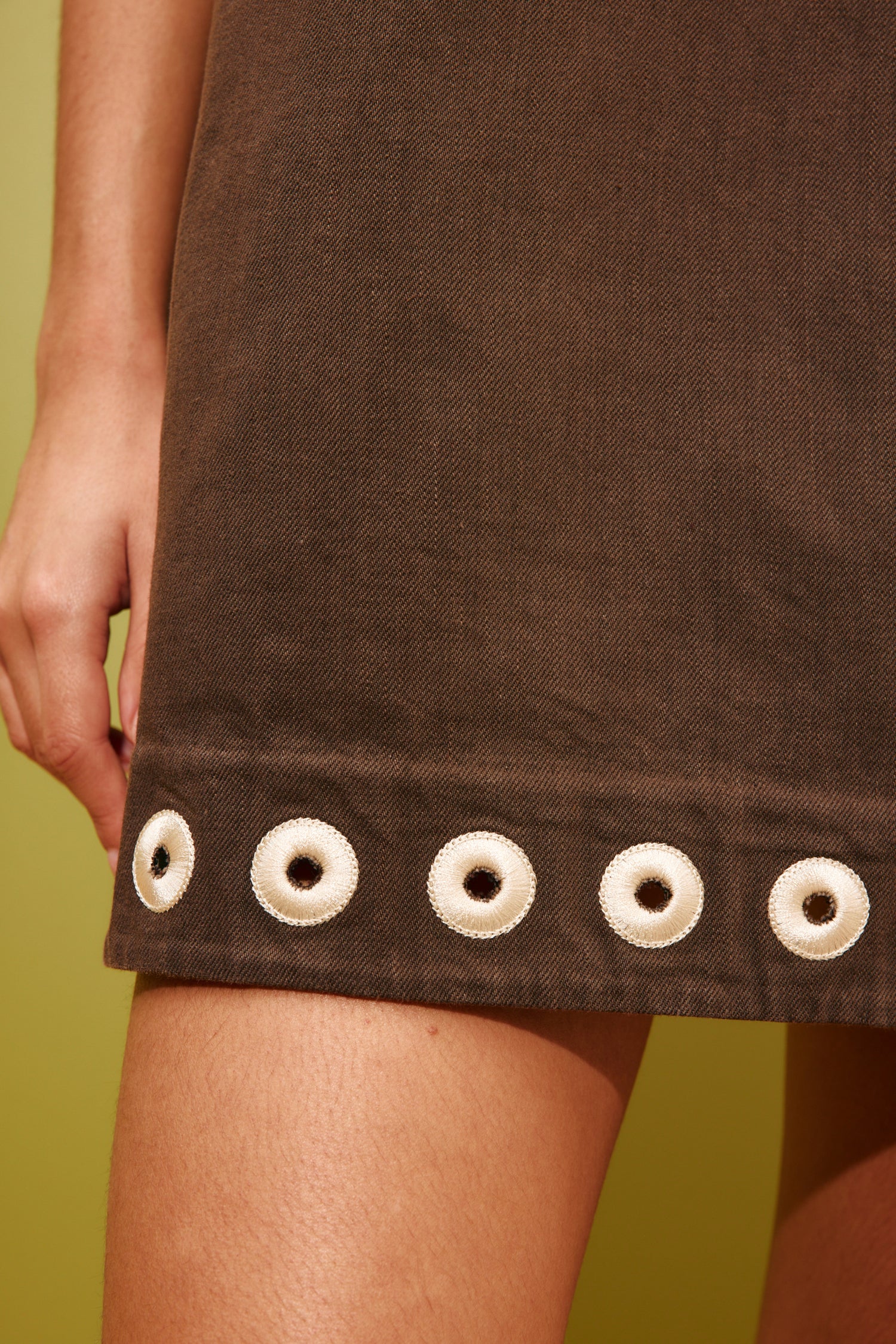 Tobe Denim Mini Dress Dresses ALEMAIS