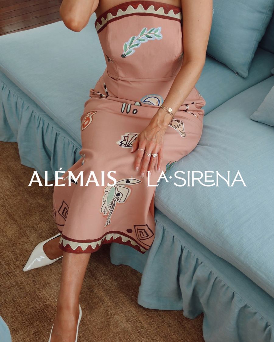 La. Sirena Exclusive- Laurence Midi Dress Dresses Alèmais
