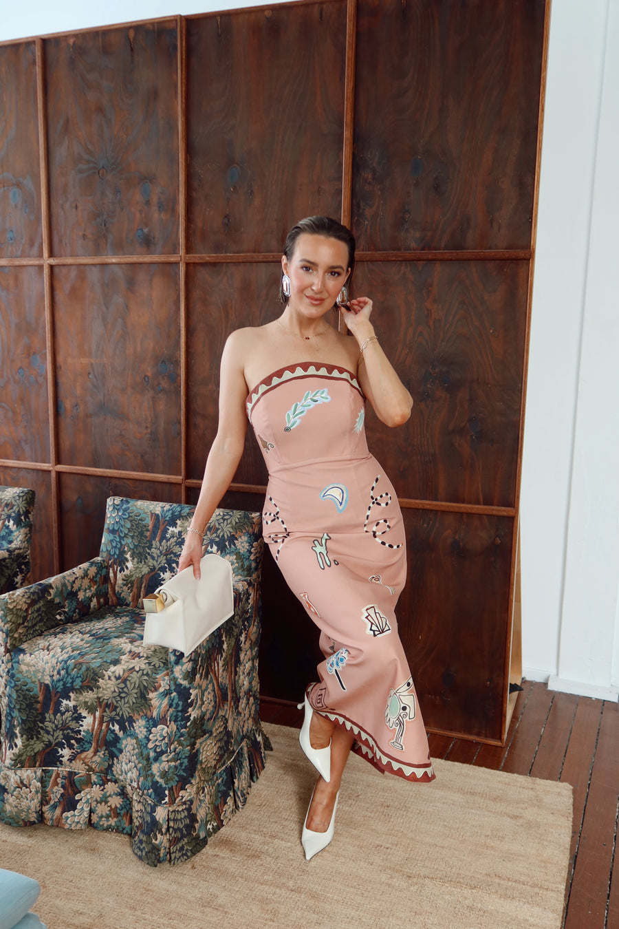 La. Sirena Exclusive- Laurence Midi Dress- Preorder