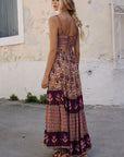 Château Quilted Strappy Maxi Dress - Grape Dresses SPELL   