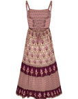 Château Quilted Strappy Maxi Dress - Grape Dresses SPELL   