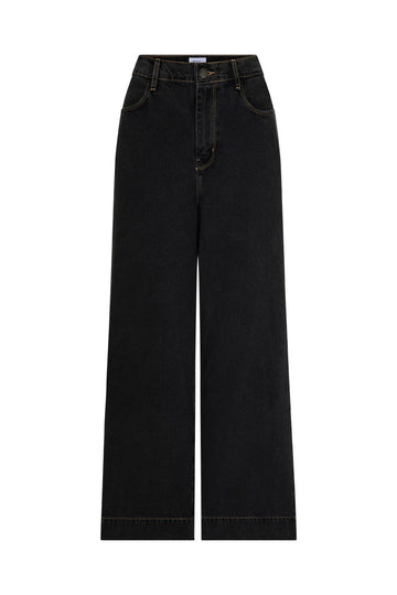 Classic Straight Leg Jean - Vintage Black Pants SPELL   