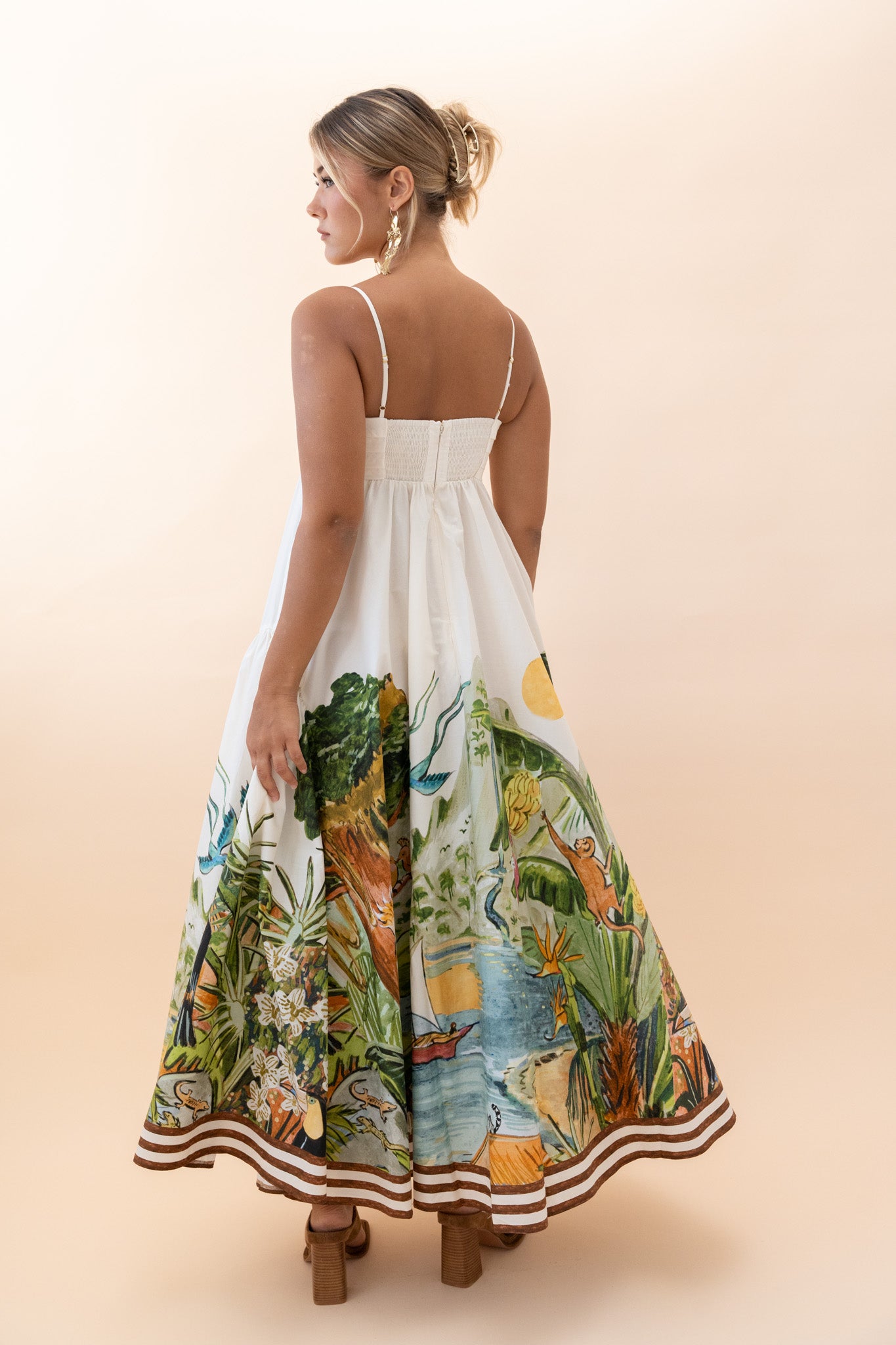 Toucan Tango Midi Dress Dresses ALEMAIS