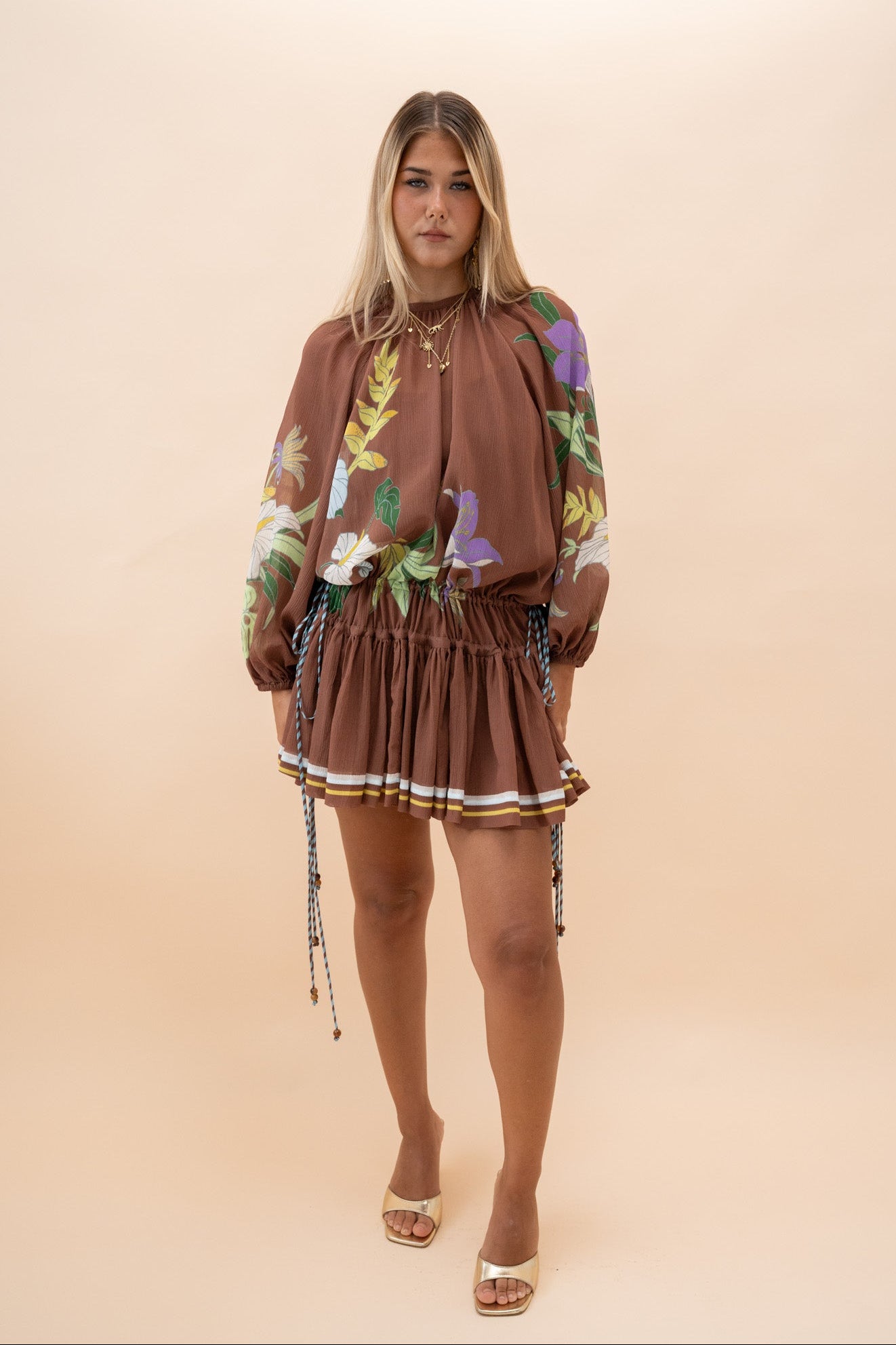 Alfie Ruched Mini Dress