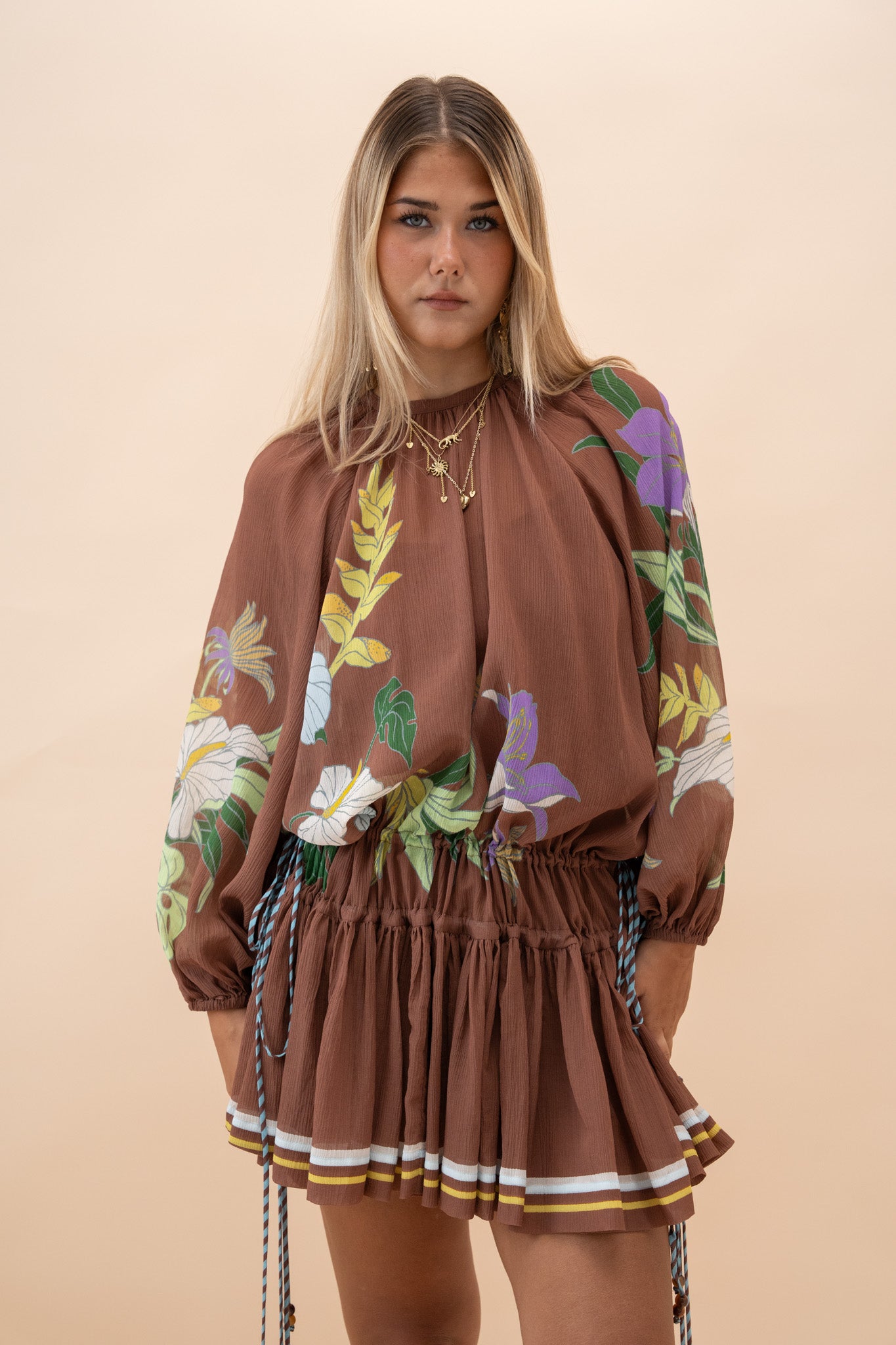 Alfie Ruched Mini Dress