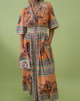 Alberta Smocked Shirtdress Dresses ALEMAIS