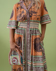 Alberta Smocked Shirtdress Dresses ALEMAIS