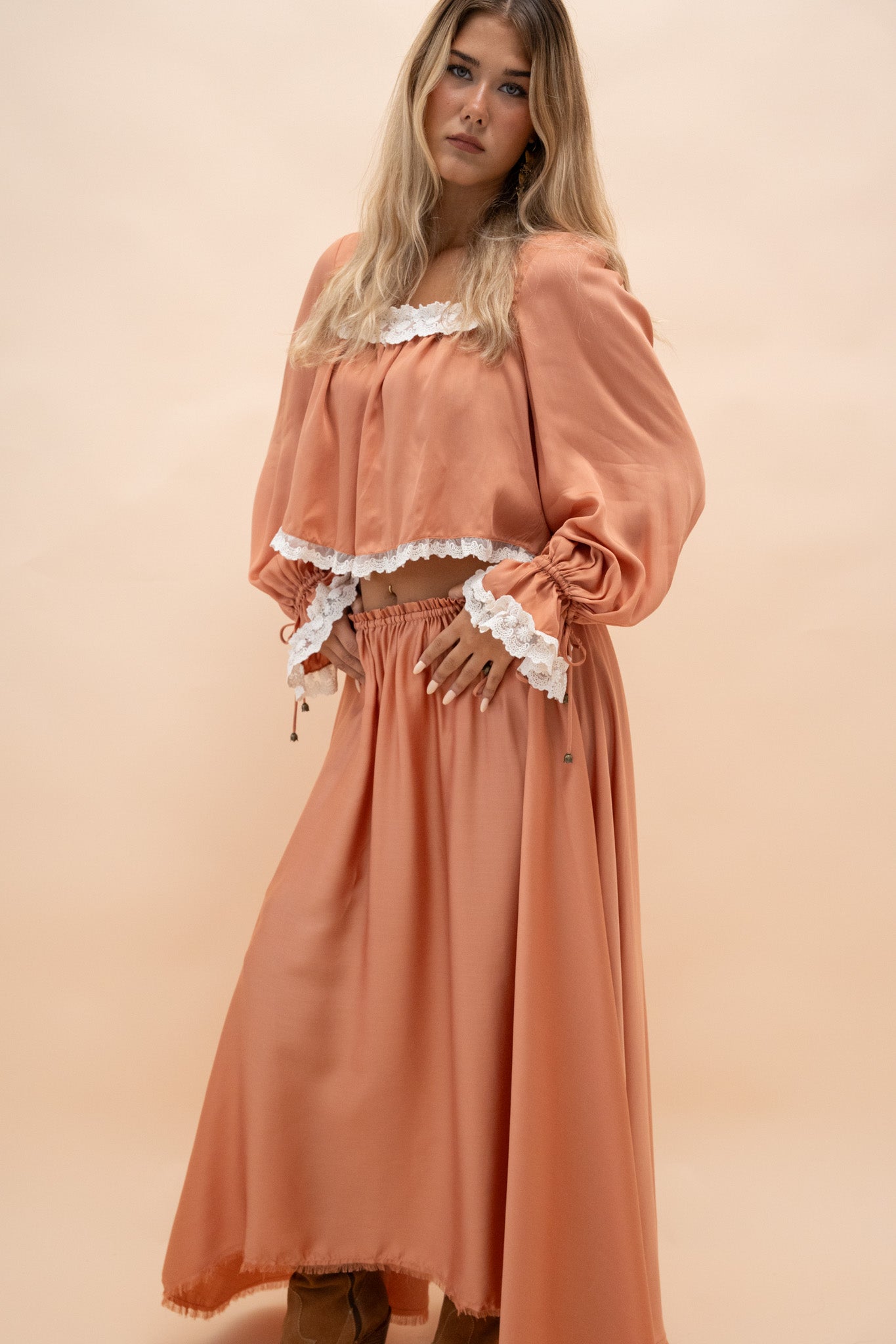 Poison Peach Blouse shirt SPELL