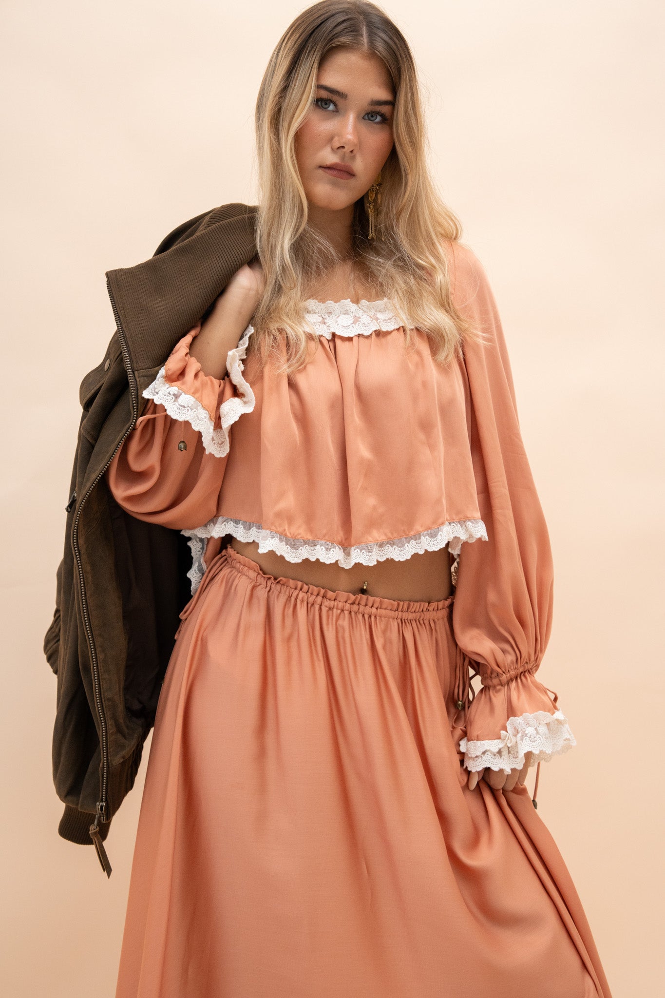 Poison Peach Blouse shirt SPELL