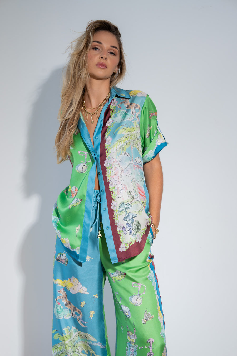 Daria Silk Shirt shirt Alèmais