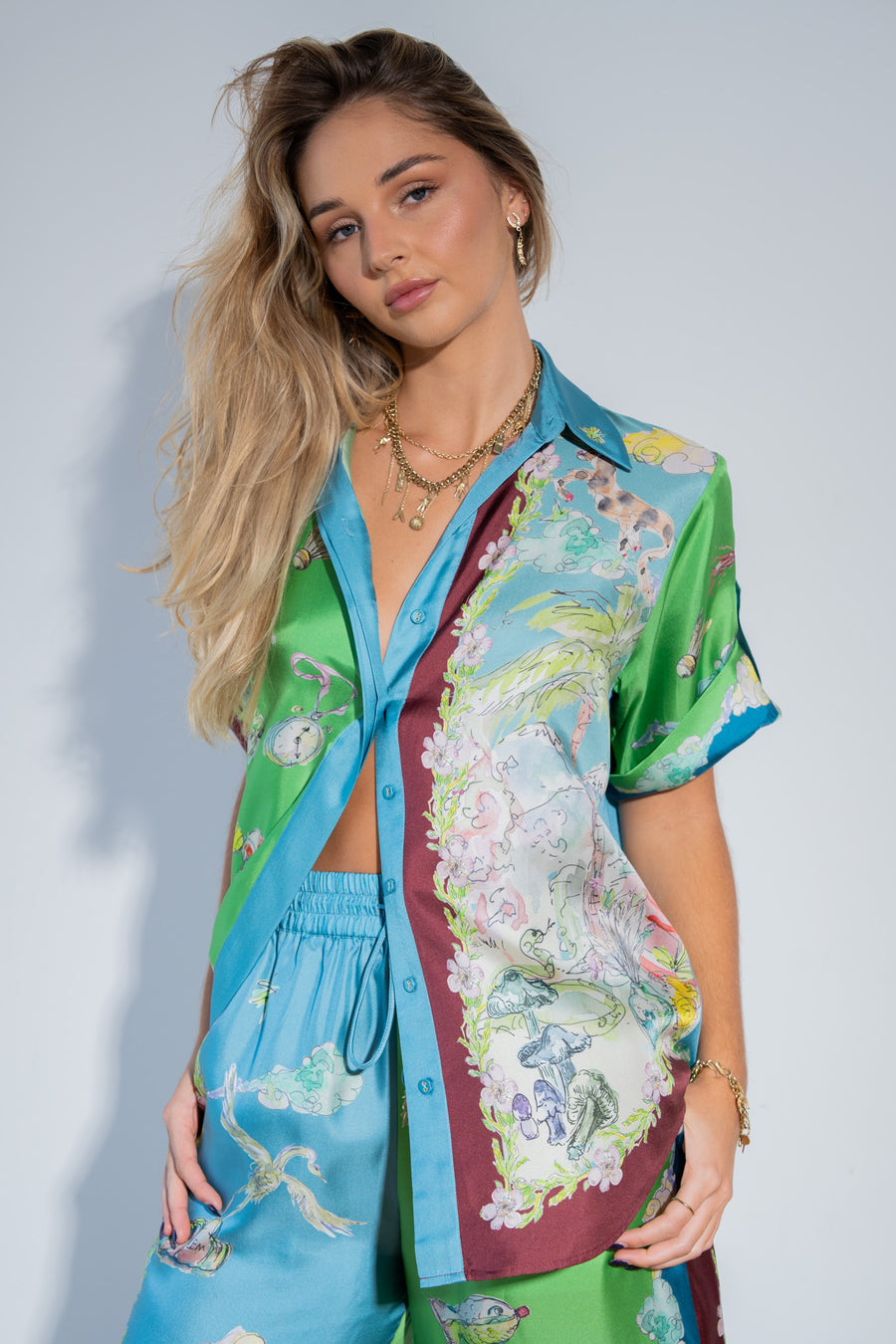 Daria Silk Shirt shirt Alèmais