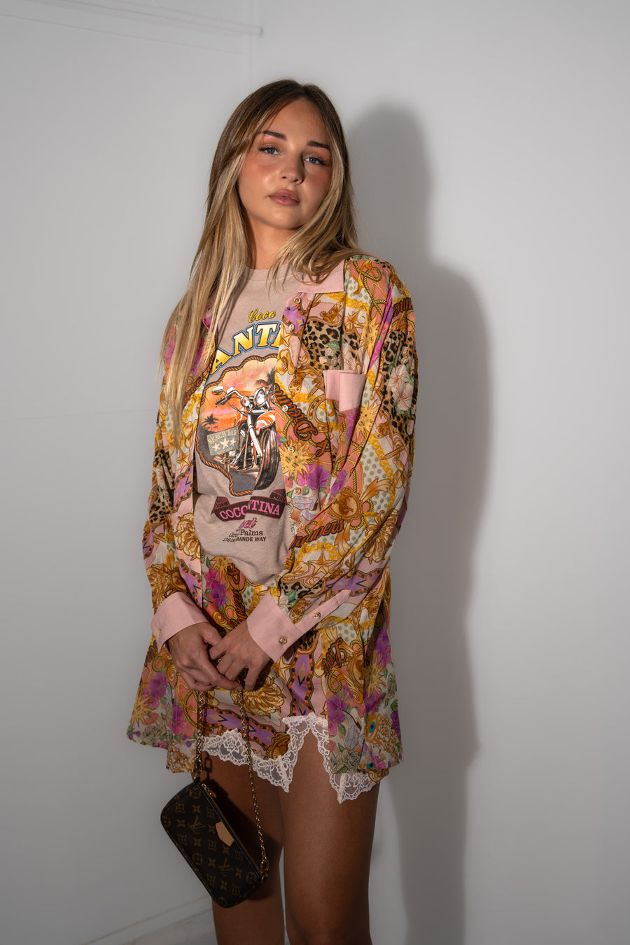 Lovers & Dreamers Shirt - Champagne Peach Dresses SPELL