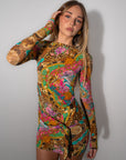 Lovers & Dreamers Mesh Long Sleeve Top - Cosmos Pink shirt SPELL