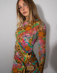 Lovers & Dreamers Mesh Long Sleeve Top - Cosmos Pink shirt SPELL