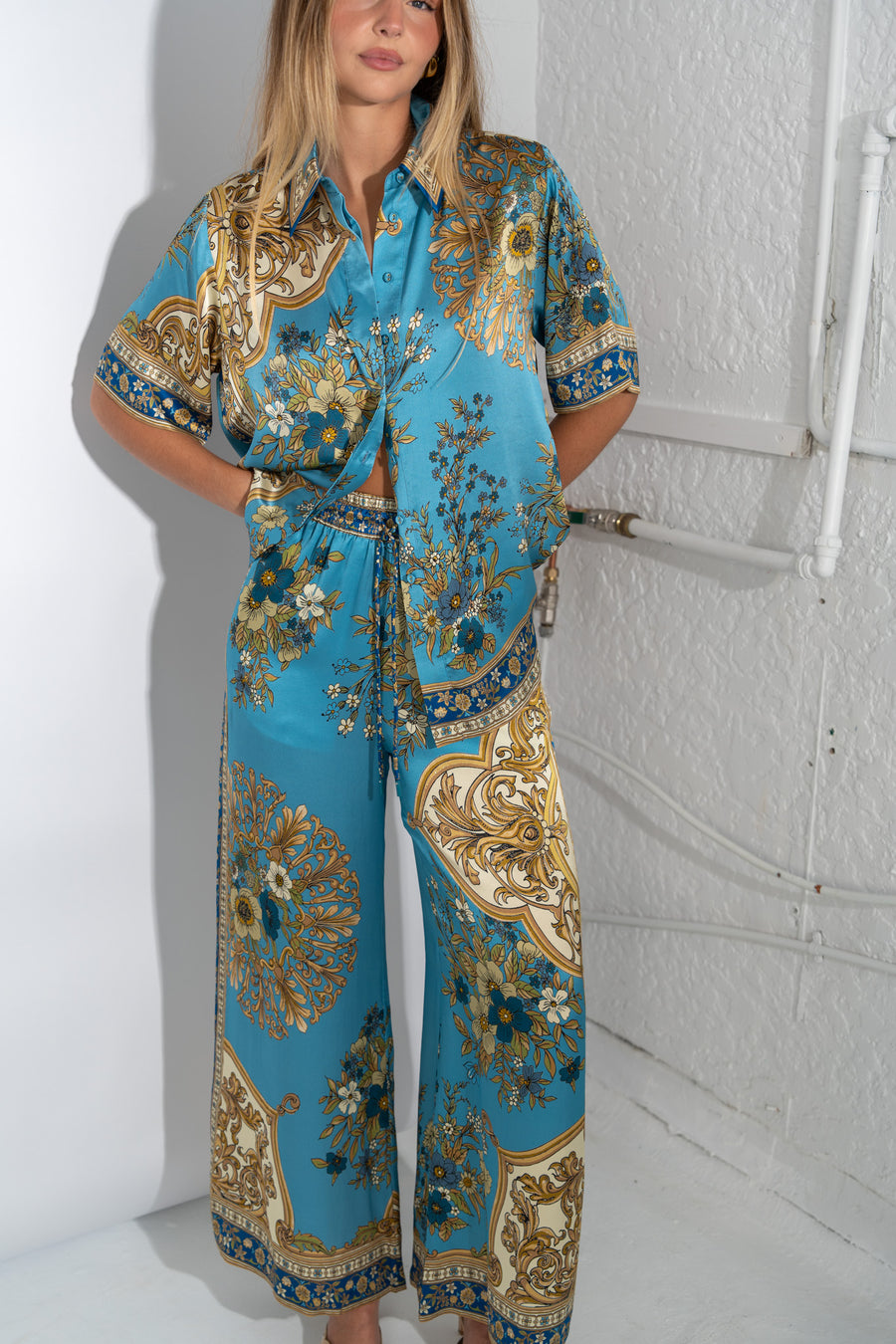 Cassie Silk Shirt shirt Alèmais