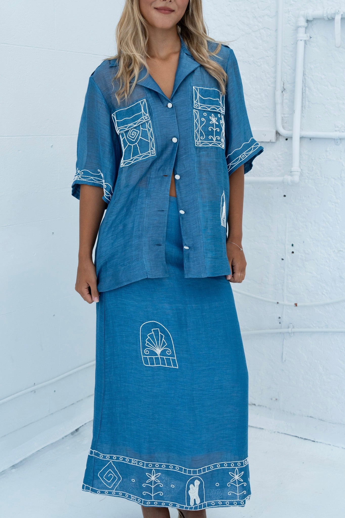 Yasmeen Embellished Skirt Skirts Alèmais