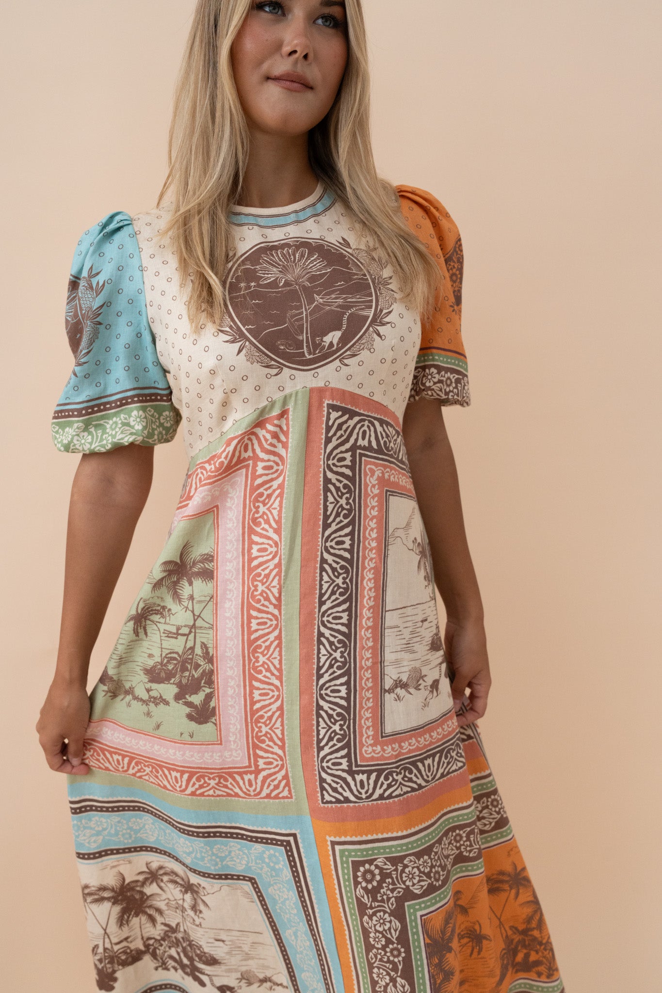 Alberta Midi Dress Dresses ALEMAIS