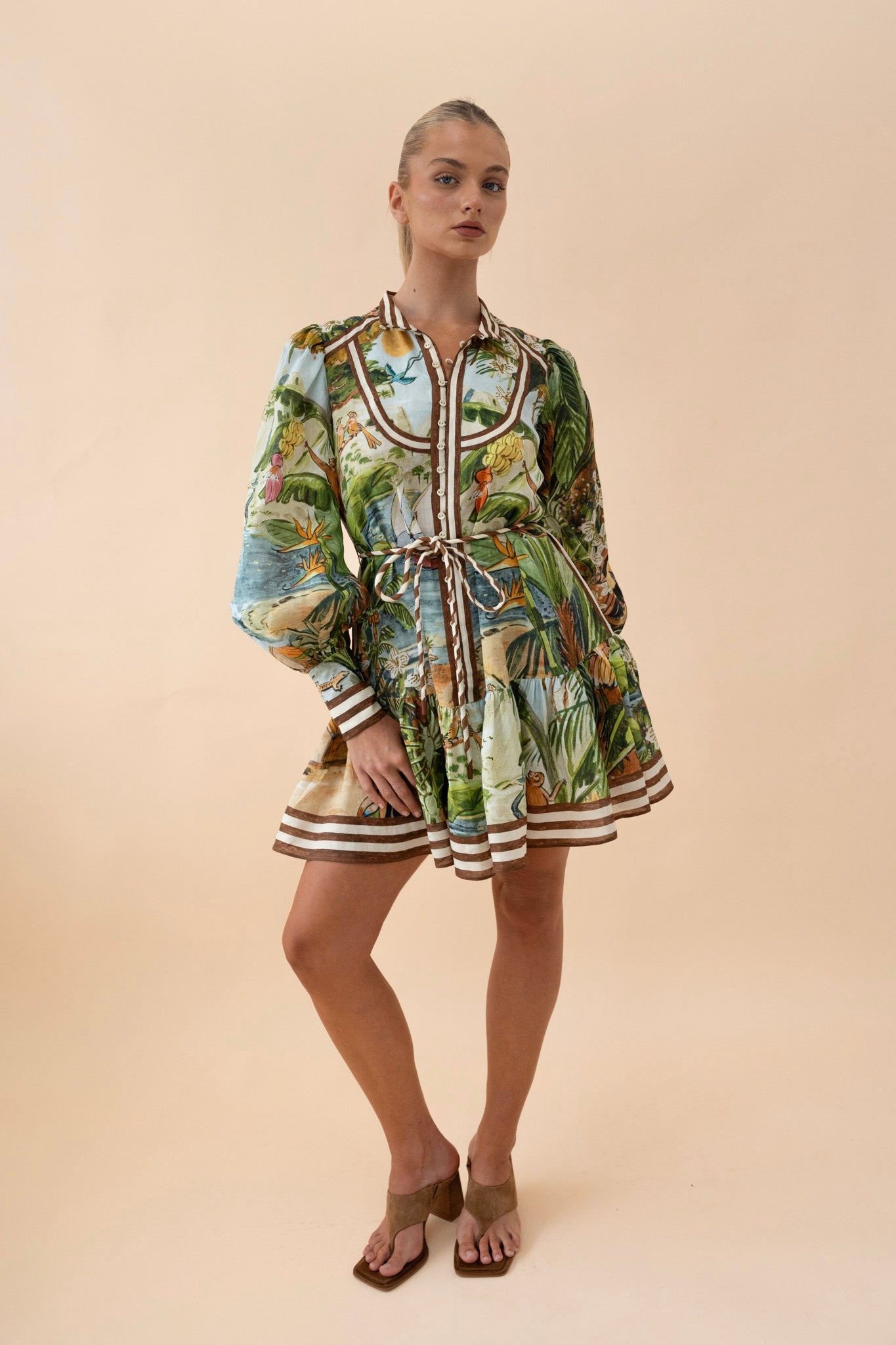 Toucan Tango Mini Dress Dresses ALEMAIS