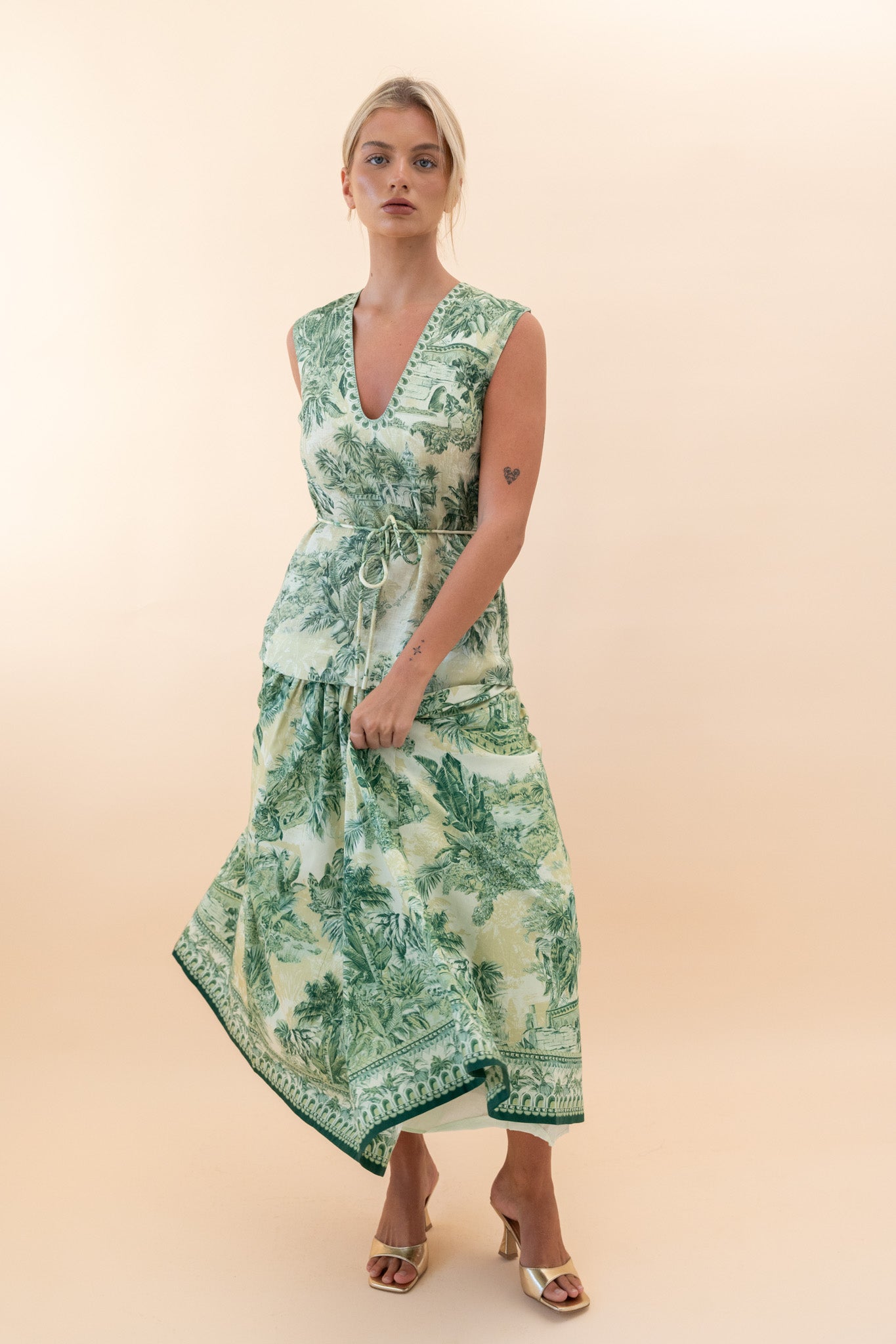 Sara Midi Dress Dresses ALEMAIS