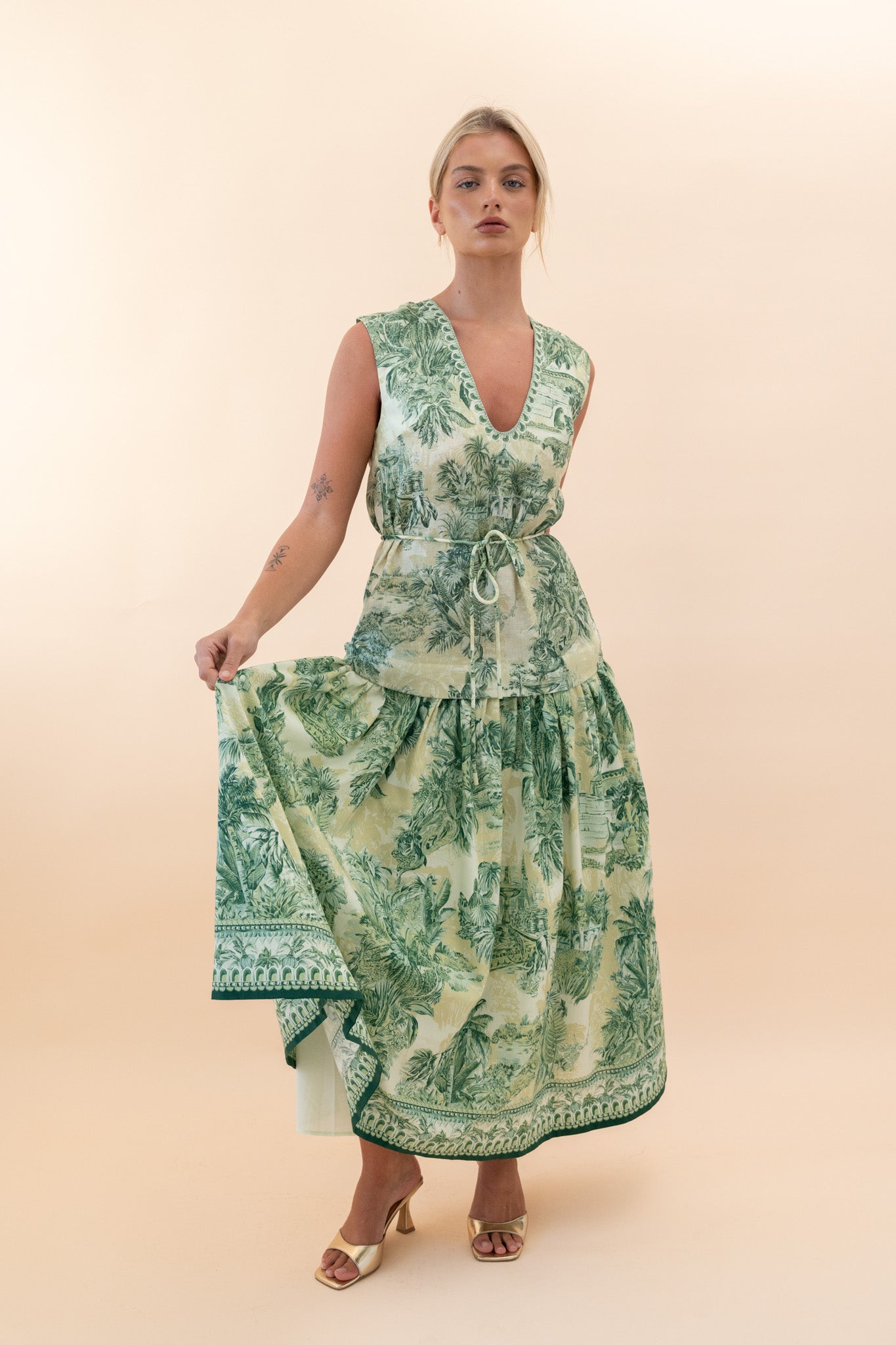 Sara Midi Dress Dresses ALEMAIS