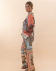 Alberta Silk Shirt Pants ALEMAIS