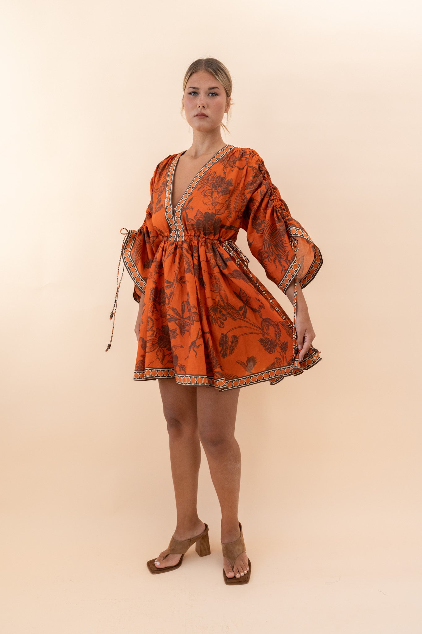 Monkey Dance Mini Dress Dresses ALEMAIS