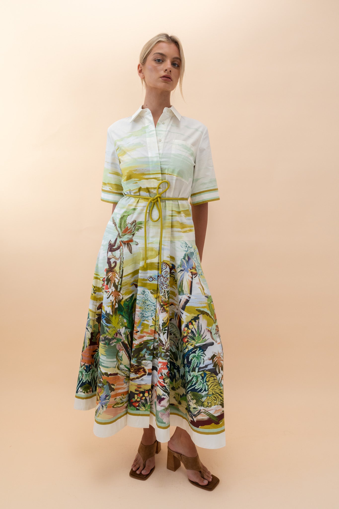 Jungle Boogie Shirtdress Dresses ALEMAIS