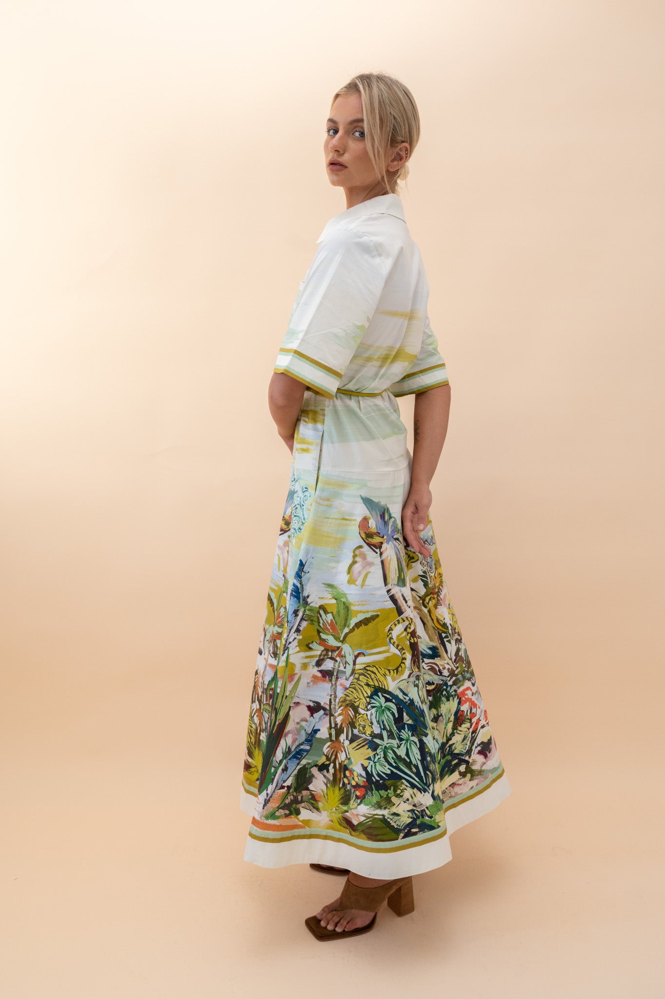 Jungle Boogie Shirtdress Dresses ALEMAIS