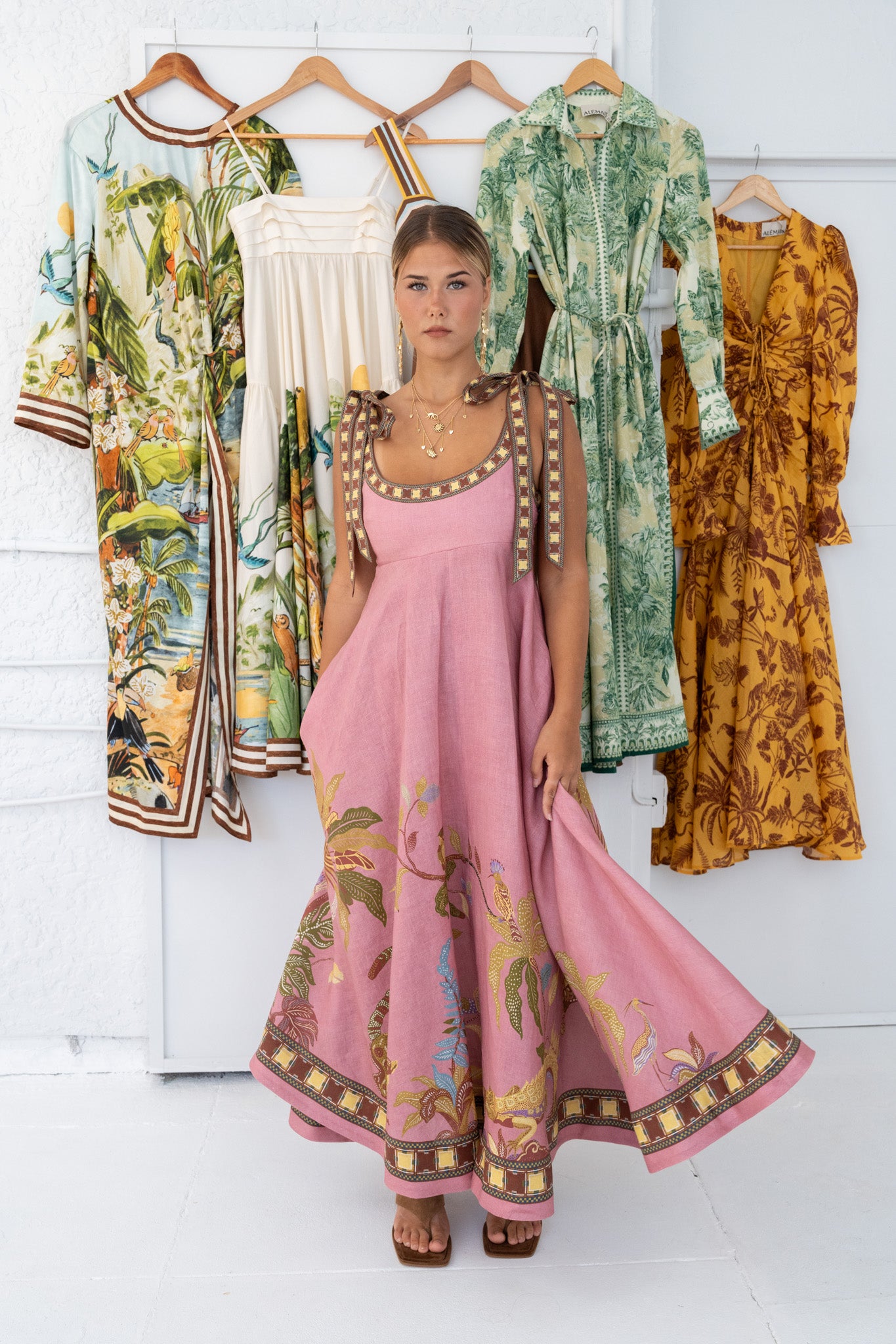 Zuri Ballet Sundress Dresses ALEMAIS