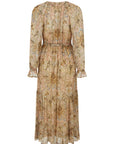 Damask Button Through Gown