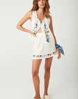 Florapaloosa Embroidered Mini Skirt - Wildflower Dresses SPELL   