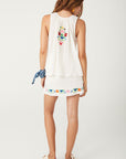 Florapaloosa Embroidered Mini Skirt - Wildflower Dresses SPELL   