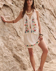 Florapaloosa Embroidered Mini Skirt - Wildflower Dresses SPELL   