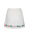 Florapaloosa Embroidered Mini Skirt - Wildflower Dresses SPELL   