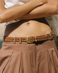 Tempest Studded Suede Belt SPELL
