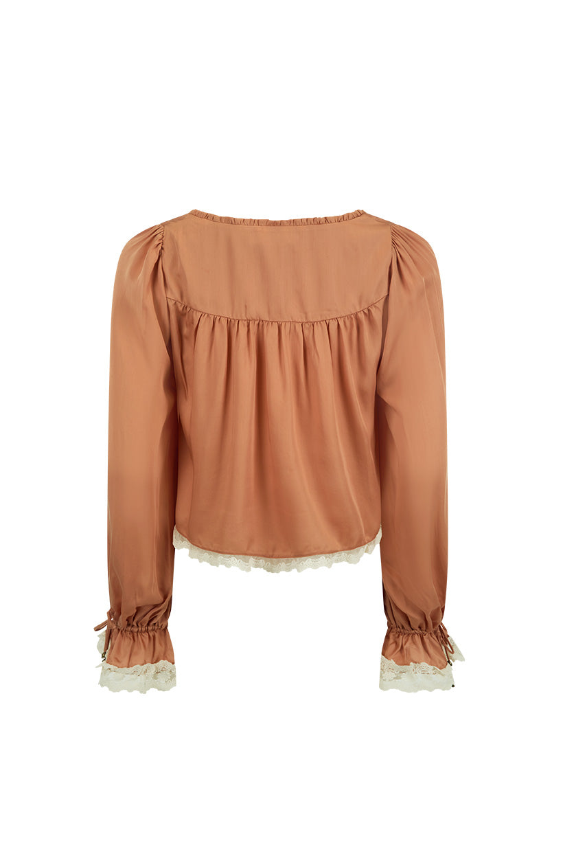 Poison Peach Blouse shirt SPELL