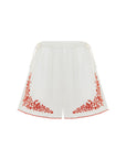 Hearts Embroidered Short Shorts Alèmais   