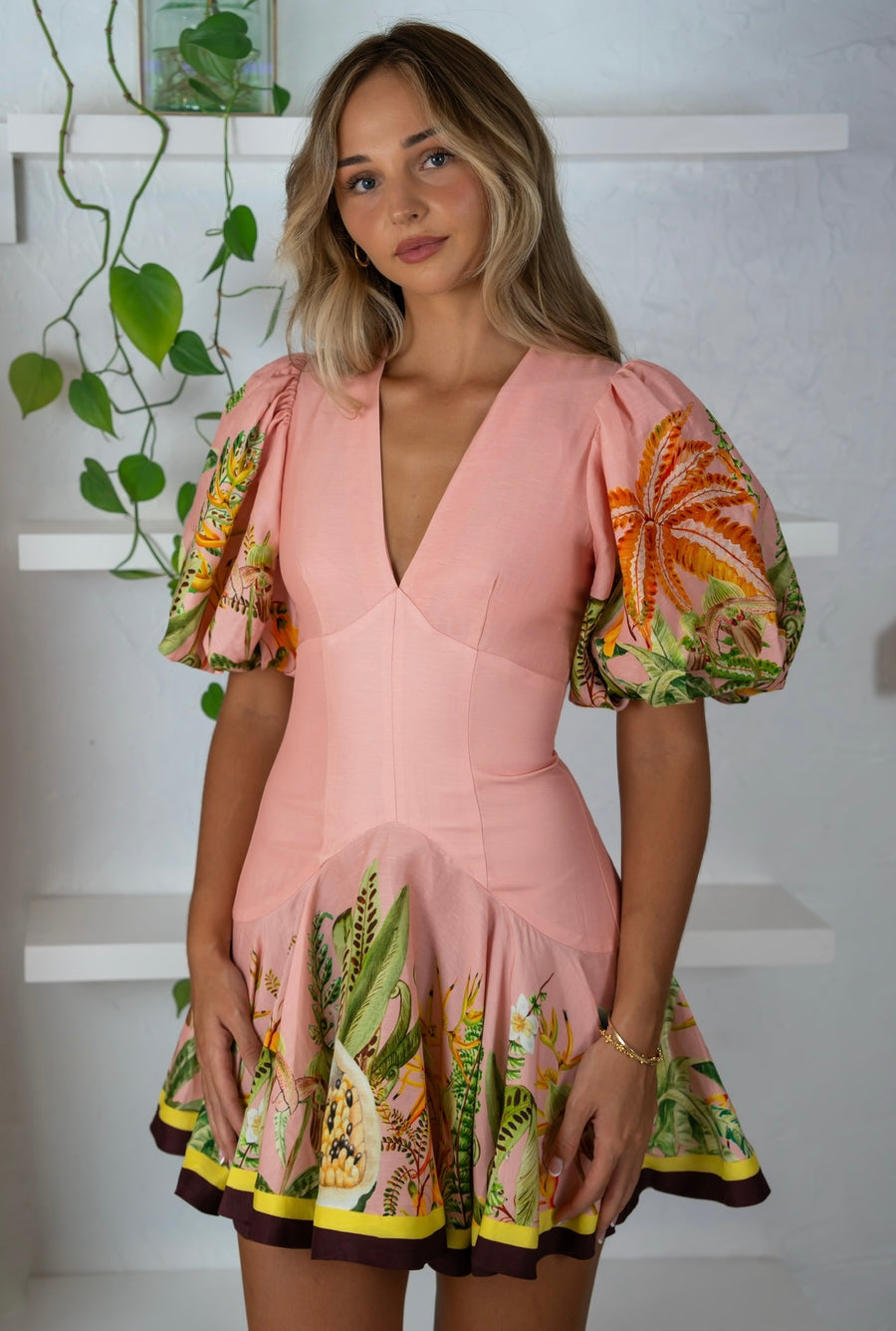 Papaya Mini Dress Dresses Alèmais