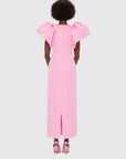Lucinda Floral Applique Maxi Dress- Baby Pink Dresses Leo lin