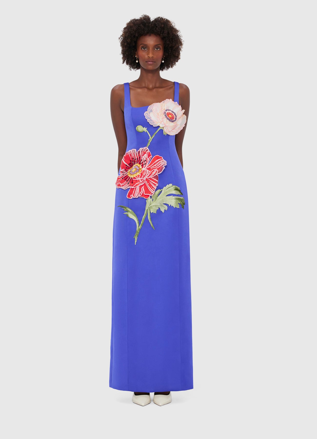 Adelina Maxi Dress- Lapis Dresses Leo lin