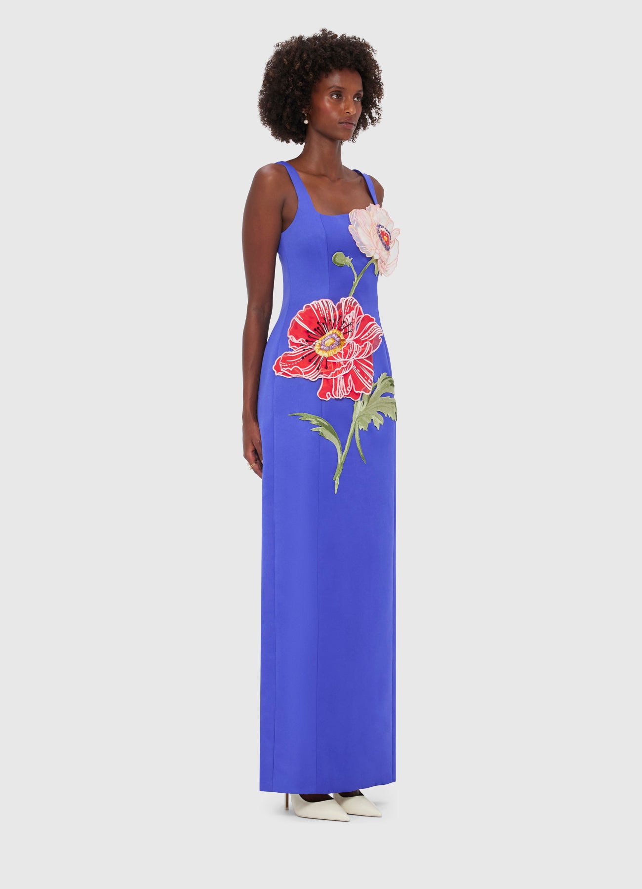 Adelina Maxi Dress- Lapis Dresses Leo lin
